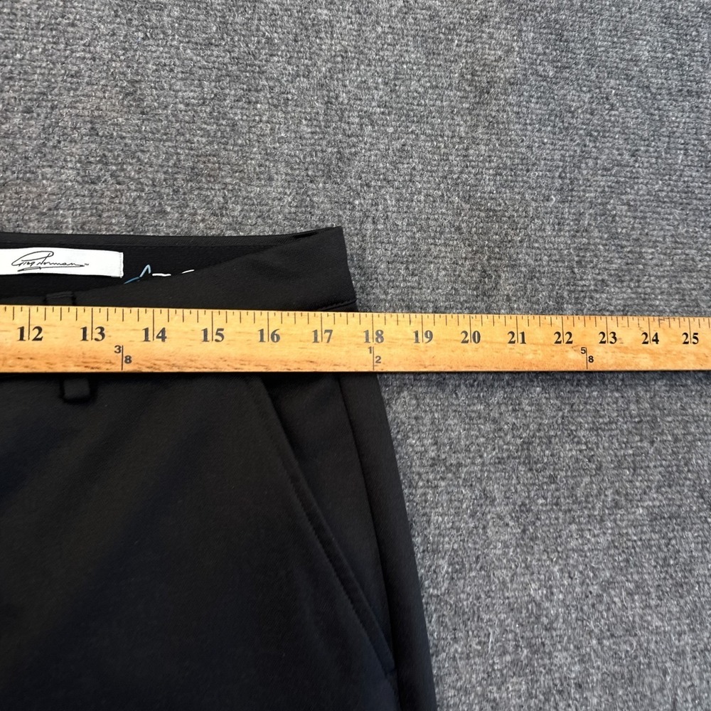 Greg Norman Pleated Chino Pants Mens Size 34x32 Black‎ Casual Golf Slacks - Picture 9 of 10